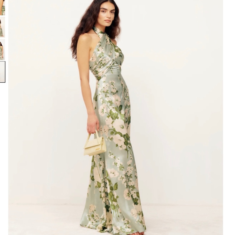 Long silk dress